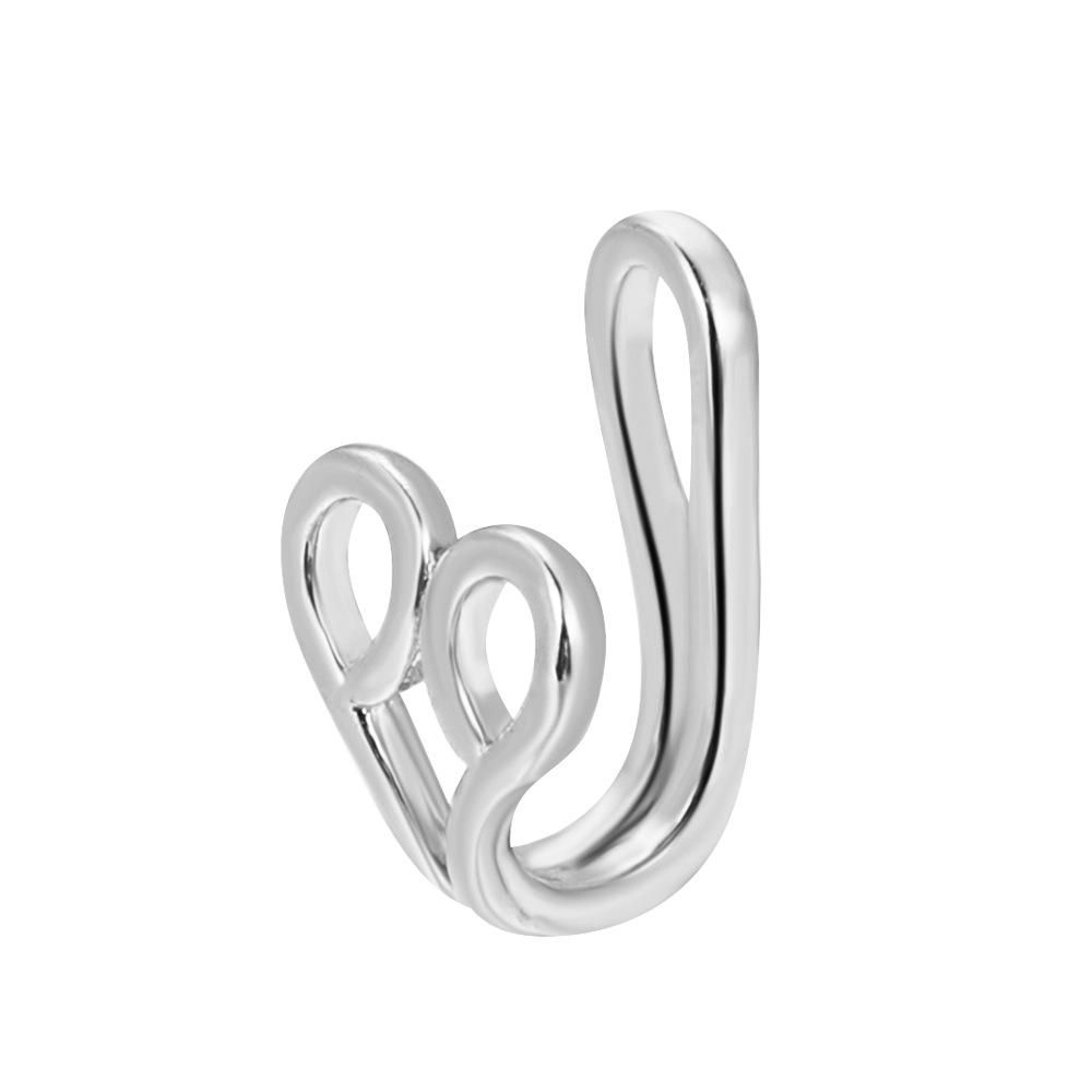 Non Perforated U-Shaped Nose Clip Copper Inlaid Zircon Star Shaped Heart Crown Nose Ring Nose Decoration Puncture Decoration