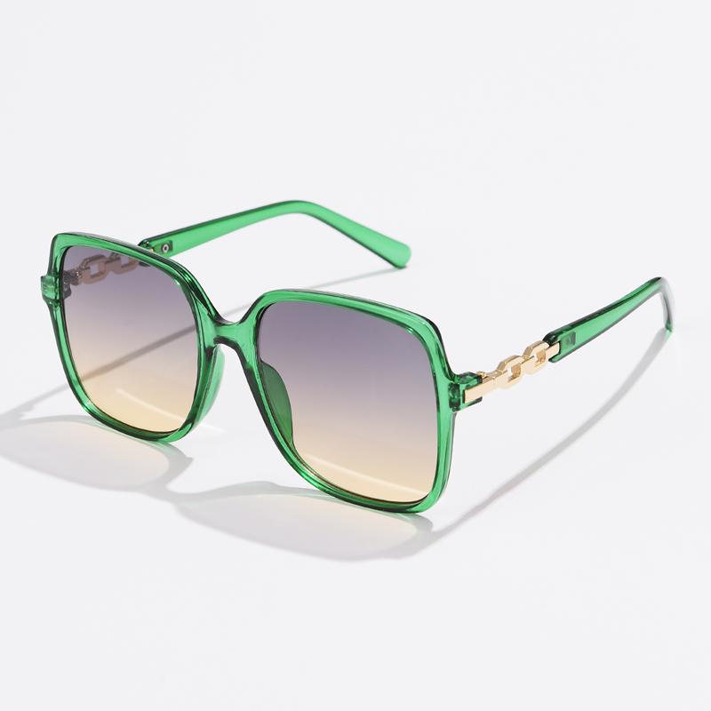 Protective Glasses Fashion Square Cycling Sunglasses Women Large Frame Colorful Sun Glasses Female Gradient Outdoor Shades