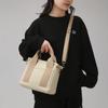 Canvas Multi-compartment Handbag Women's Shoulder Crossbody Bag