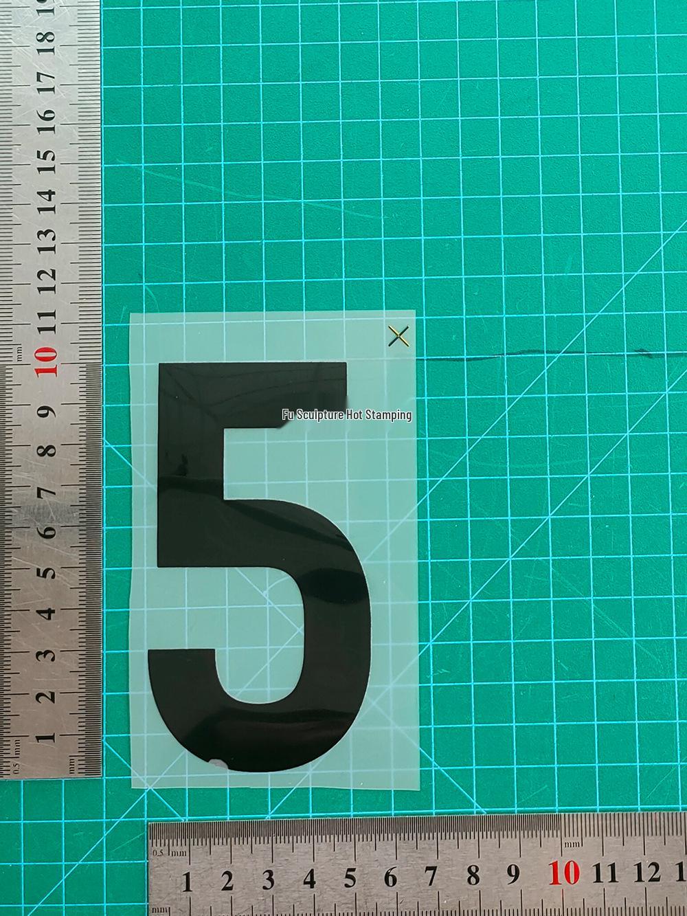 Germany 125th Anniversary Adult Jersey Heat Transfer Numbers & Letters for Team Uniforms