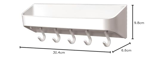 Asvel Lux MG Detergent Rack & Hook Magnet White