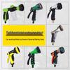High-Pressure Multifunctional Car Wash & Watering Nozzle with Spray, Sprinkler, and Brush Features