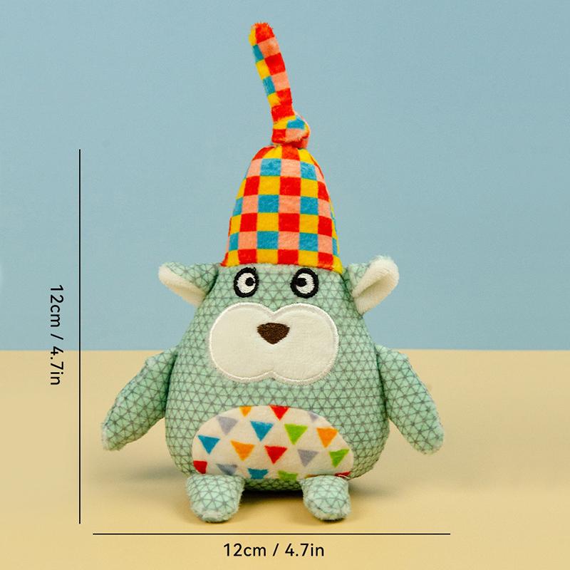 Hund Plüsch Quietschspielzeug Haustier Katze Hund Interaktives Beißspielzeug Tiere Bissfest Interaktives Haustier Hund Zähne Reinigung Kauspielzeug