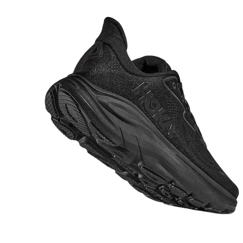 HOKA  Clifton 10 Wide Triple Black Women Sneakers 1162050-BBLC