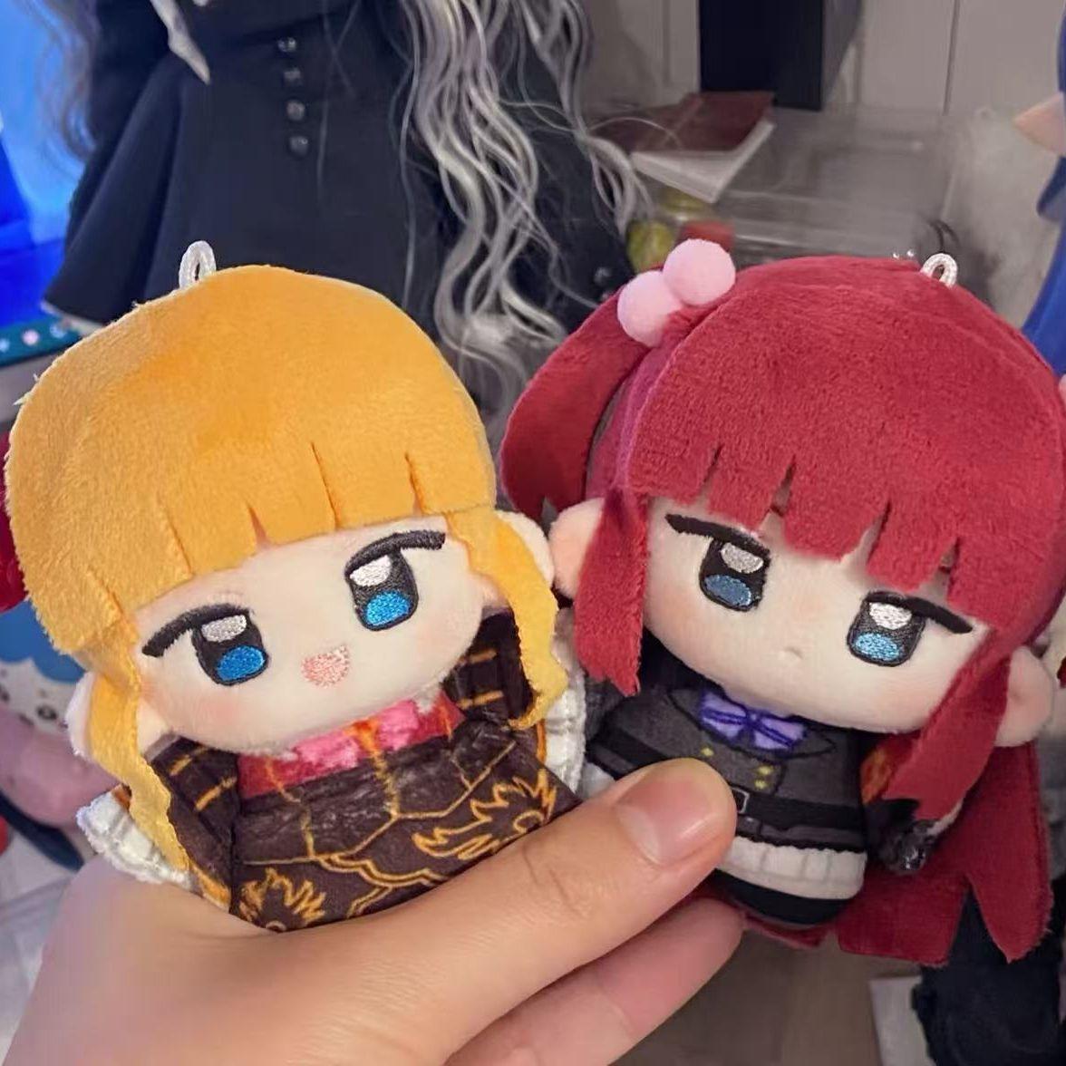 Umineko When They Cry Beatrice & Ange Ushiromiya Schattige Pluche Pop Anime Chibi Knuffel Hanger Cadeau Voor Game Fans Verzamelaars 10cm