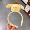 Sanrio Cartoon Face Wash Hair Band: Cute, Anti-Moisture Hair Tie/Headband for Beauty Routines