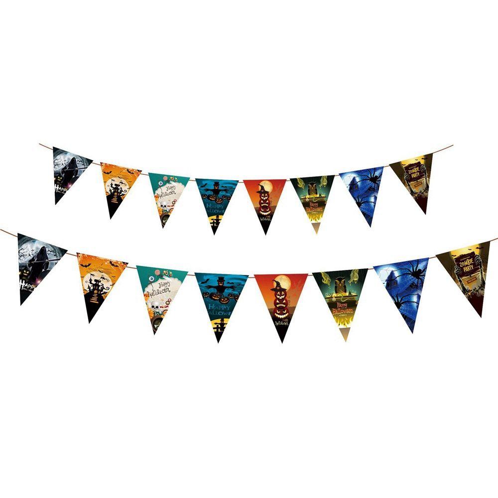 Party Supplies Festival Halloween Halloween Banner Paper Chain Halloween Decor Hanging Garland