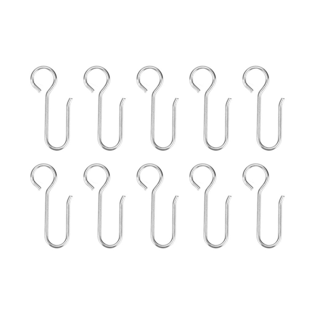80Pcs Curtain Hooks Small Size Lightweight Rustproof Durable Easy Installation Drapery Hooks for