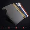 Aluminum Alloy RFID Anti-Theft Ultra-Thin Metal Card Holder Wallet for Men