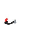 Bike Wall Mount High Carbon Steel Strong Load Bearing 2 Hooks Adjustable Wall Mounted Bicycle Hanger for Mountain Bike