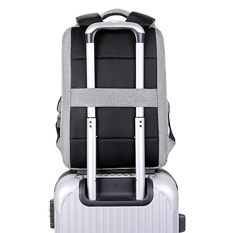 Large capacity backpack men's high-end charging, multi-functional computer bag business leisure backpack