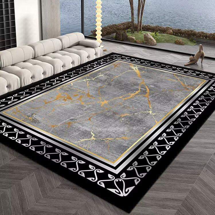 Vintage Piano Key Area Rug Luxury Music Treble Clef Note Carpet Music Studio Living Room Elegant