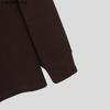 INCERUN Men Buttons Mockneck Long Sleeve Rib Knitted Pullovers Tops