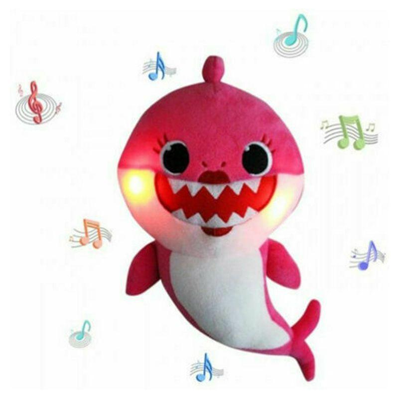 Light Baby Shark Singing Plush Toys Music Doll English Song Gift For Kids Toy