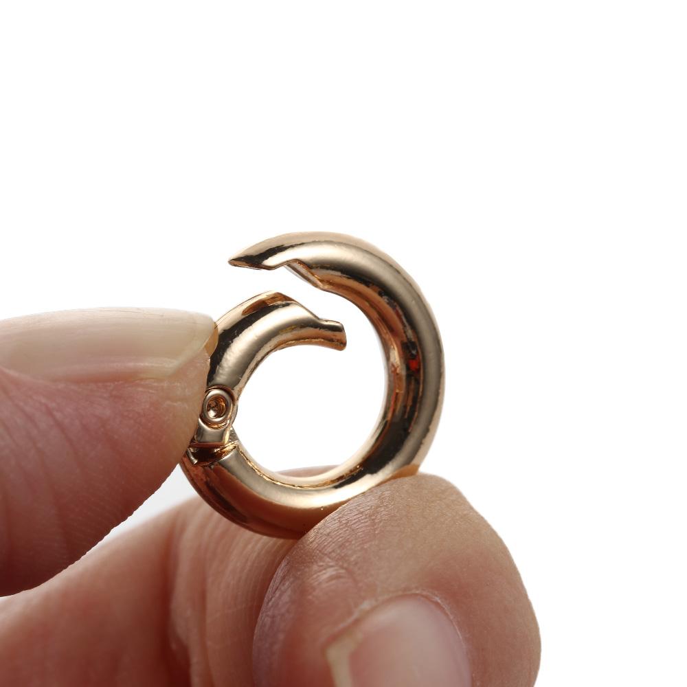Keyring Handbags Openable Zinc Zinc Zinc Alloy Ring Buckle Snap Clasp Spring Gate O-Ring Buckle Snap Hooks