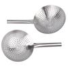 Thickened 304 Stainless Steel Noodles Spoon Colander With Long Handle Oil Skimmer Food Strainer Sieve Skimmer Scoop Kitchen Tool