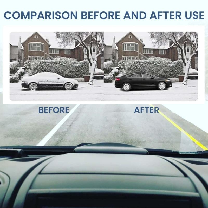 Efficient Quick De Icer Snow and Ice Remover Melting Tool Suitable for Car Window Saves Time Portable Lightweight Device
