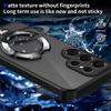 Luxury Black Translucent Magnetic Stand Phone Case For Samsung S26 S25 Edge S23 S24 Plus S22 Ultra S21 FE A57 A56 A55 A54 A53