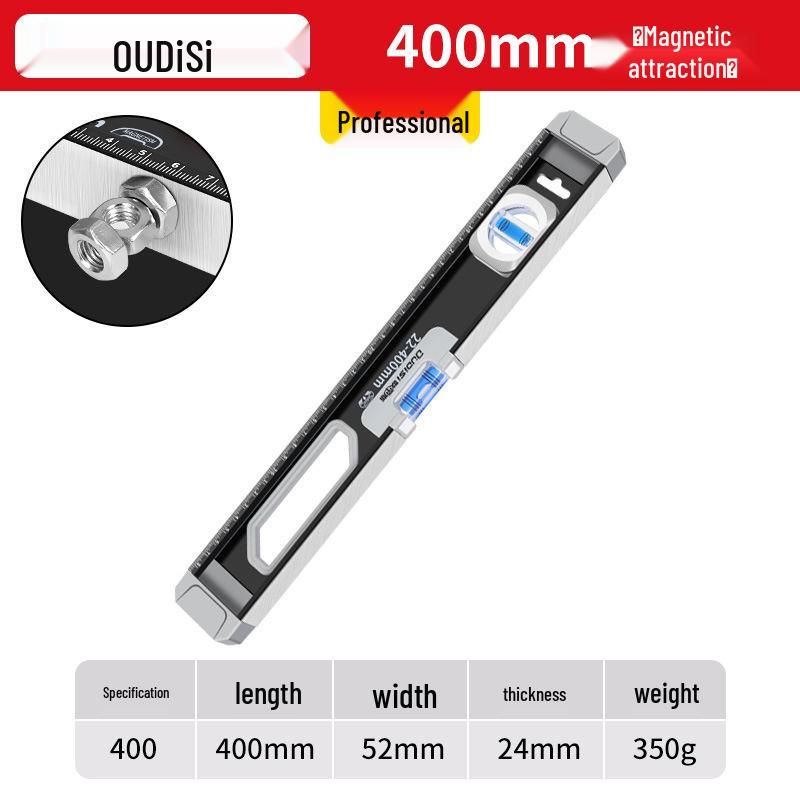 60 High-Precision Strong Magnetic One-Meter Level for Bricklayers