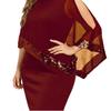 2024 Irregular Sequin Patchwork Plus Size Women's Dress - 8 Colors & Sizes Available