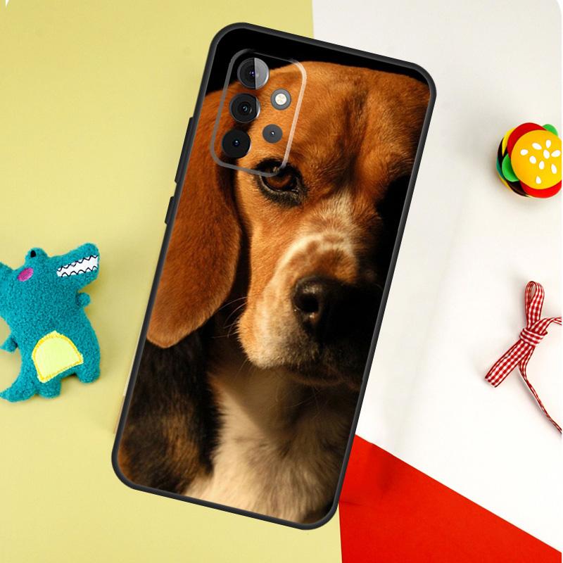 Cute Beagle Dog For Samsung Galaxy A54 A34 A14 A55 A35 A15 A53 A33 A13 A05 A06 A16 A22 A32 A52 Phone Case