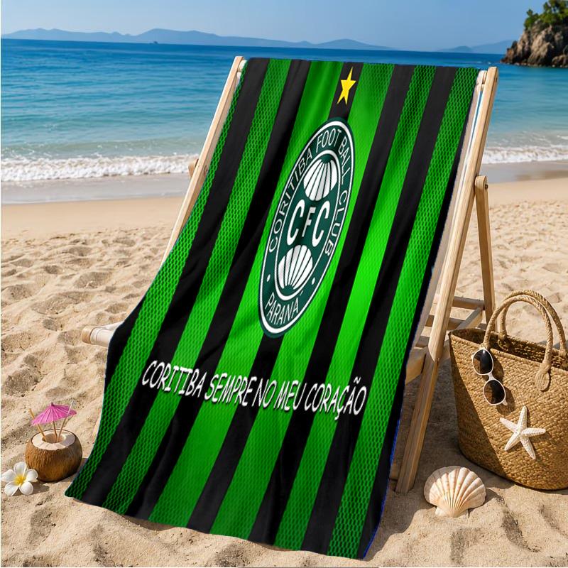 Coritiba Football Club Return Beach Towel Microfiber Beach Towel, Lightweight and Quick-Dry, for Summer Travel, Swimming Pool Fan Birthday Gift