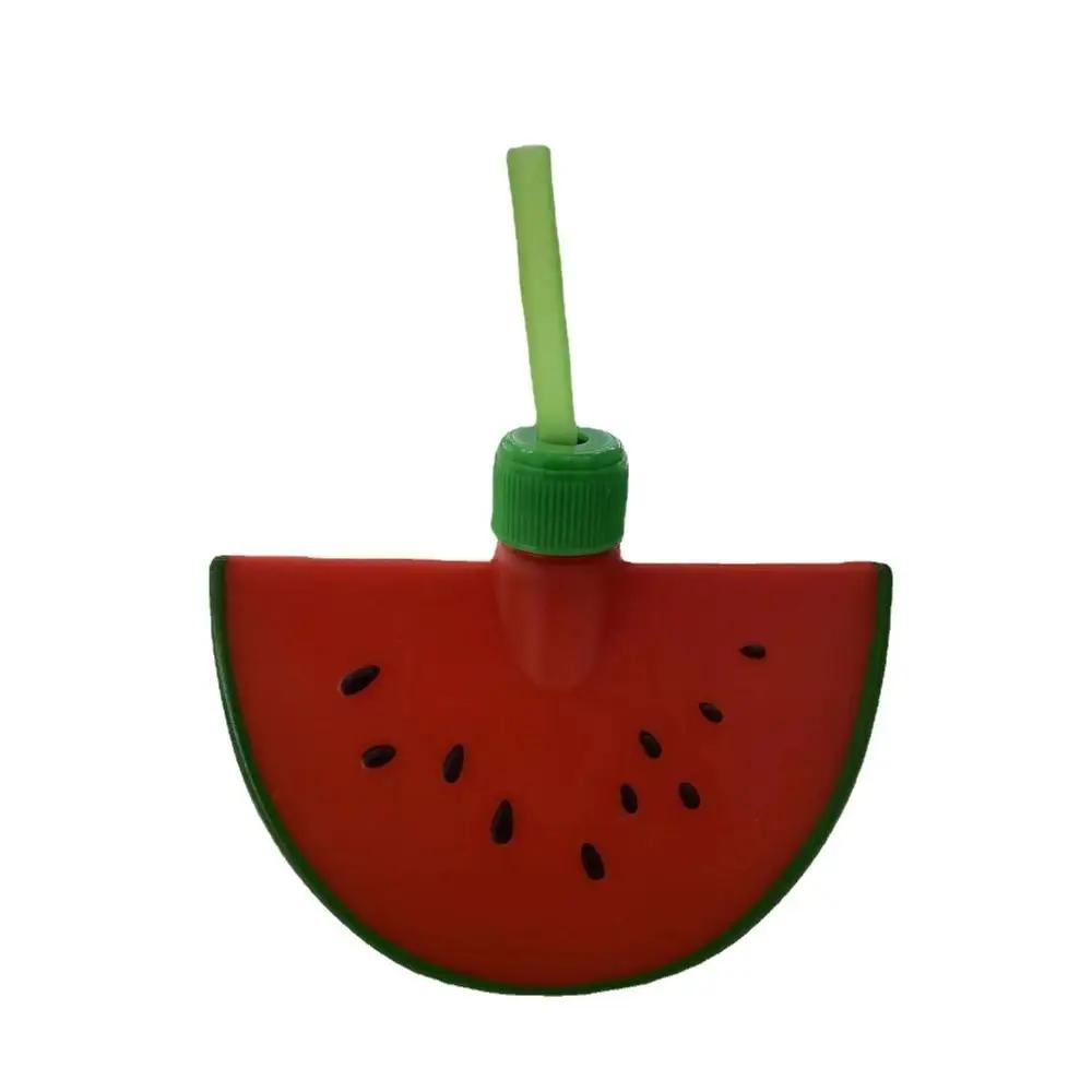 Creative Cartoon Fruit Straw Cup Watermelon Lemon Strawberry Pineapple Drinkware Tea Milk Juice Multicolor Fruit Cup Summer