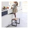 Stepping Tower H30 Black Height 30cm Stepladder Chair Side Table Yamazaki Jitsugyo Tripod Cute Stylish 1 Step Stool Plant Stand Steel Wood No