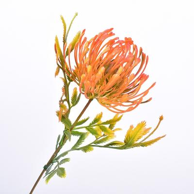 10 STÜCK Kunststoff Protea Cynaroides Künstliche Blumen UV-Beständig Gefälschte Blumensträuße Gefälschte Blumen Tischdekorationen Heim Innen Außen Deko
