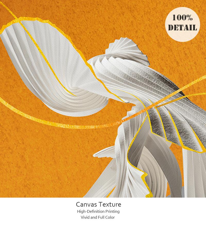 Orange Sonne Leinwand Poster Kreative Abstrakte Wand Kunst Malerei Nordic Poster und Drucke Wand Bilder für wohnzimmer Wohnkultur