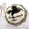 1 PC Automatic Folding Umbrella - Celtic Raven and Axes Pattern, Portable & Foldable Design with 8 Ribs, Christmas Birthday Gifts