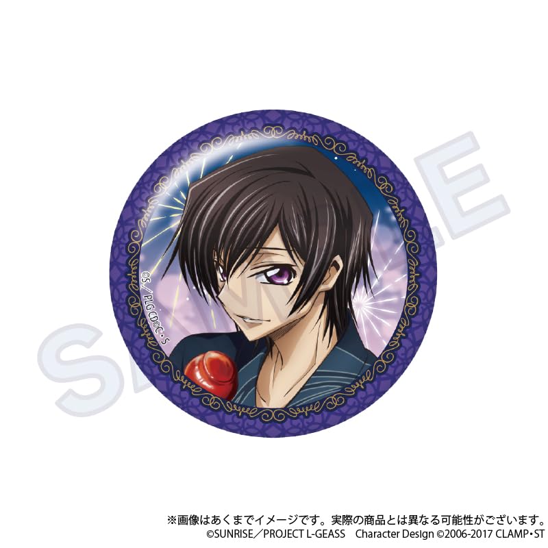 Code Lelouch of the Rebellion Lelouch Trading Collection Can Badge Box of 6 Geass ver.