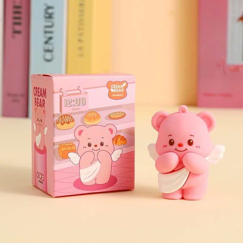 Authentic Cartoon Bear Keychain Doll Backpack Pendant - Perfect Ornament or Christmas Gift