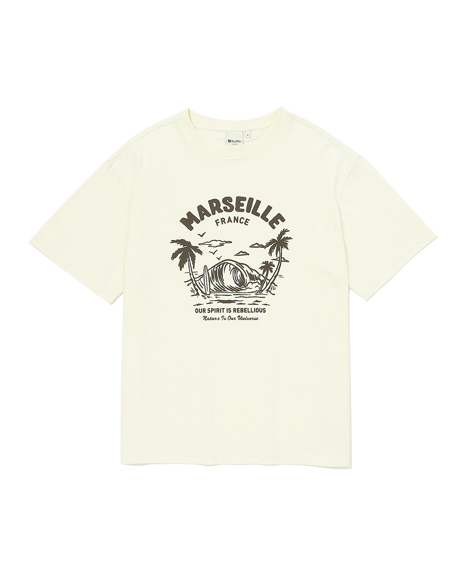 Coolt Tropical T-Shirt Ivory Ivory/S