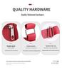 Bolsa de ombro feminina de lona de nylon de grande capacidade: Bolsa de mensageiro com vários compartimentos para mães de meia-idade e idosas