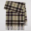 Winter new versatile plaid scarf women's color matching warm fringed scarf checkerboard high-end imitation cashmere scarf