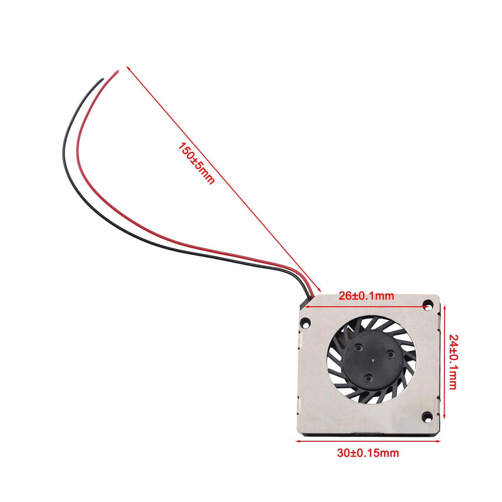 

3*3*0.5cm DC Turbo Fan Efficient And Energy-saving One-time Injection Molding PBT Environmentally Friendly Material China Mainland
