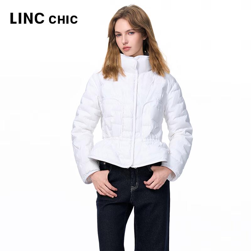 JINYUJIE Women's Lightweight 90% Duck Down Short Stand Collar Jacket