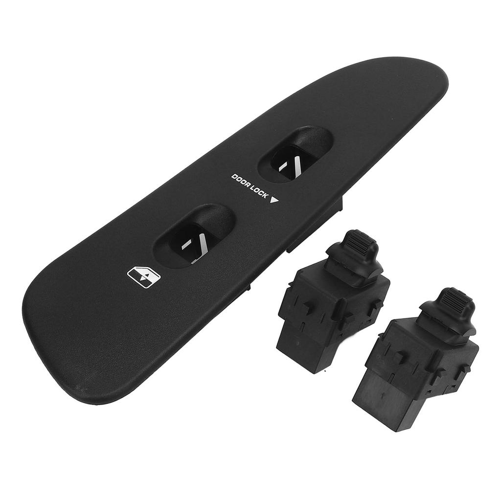 Passenger Side Power Window Switch with Cover Bezel Rear Right 56007695AC Replacement for 1500 2500