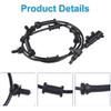 2 Pcs ABS Wheel Speed Sensor Compatible with Jeep Wrangler 3.6L 3.8L 2007 2008 2009 2010 2011 2012 2013 2014 2015 2016 2017, Replacement for
