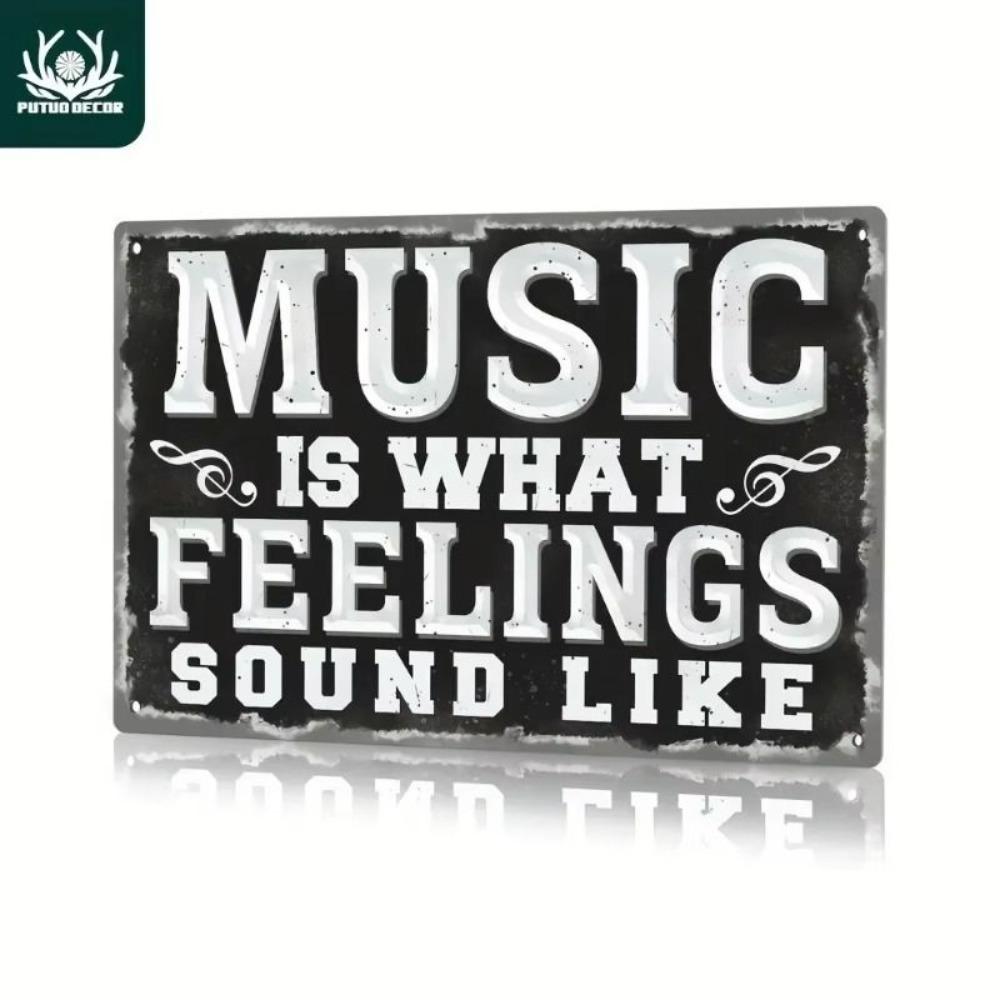 Tin Wall Art Decor, 20x30cm Metal Sign