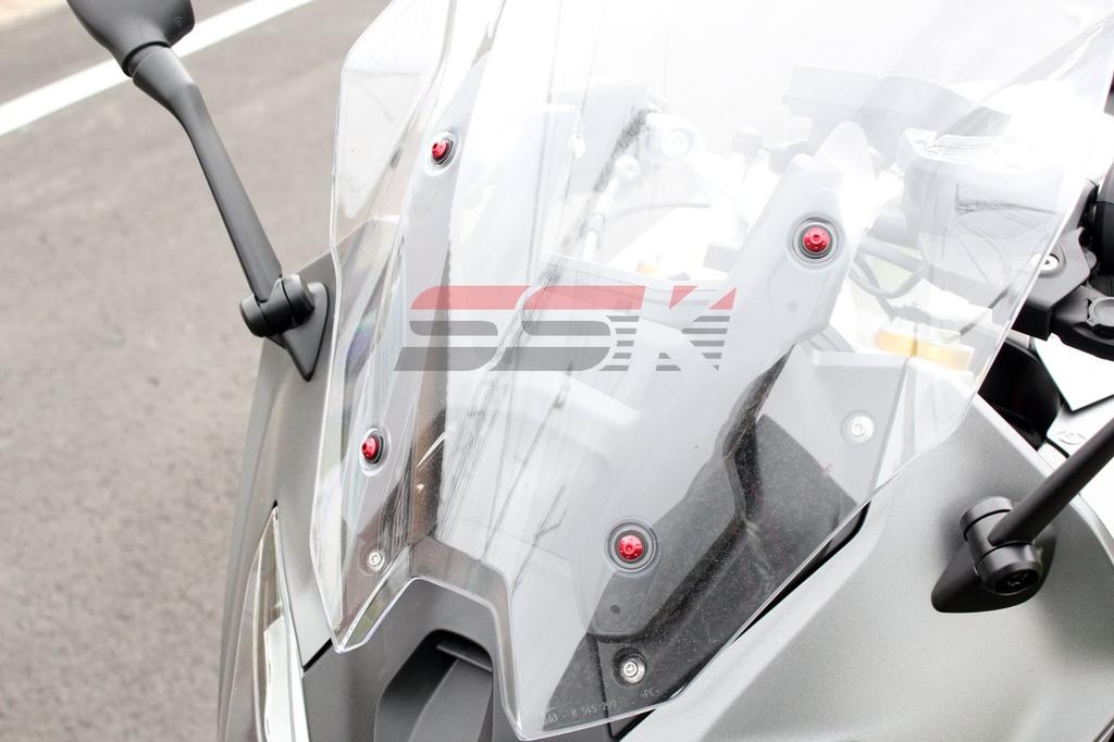 SSK ASB0104BE Machined Aluminum Screen Bolts, Set of 4, Blue