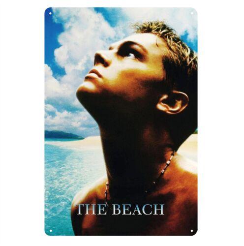 The Beach leonardo dicaprio Film Metallposter Blechschild xcm Schild Aluminium