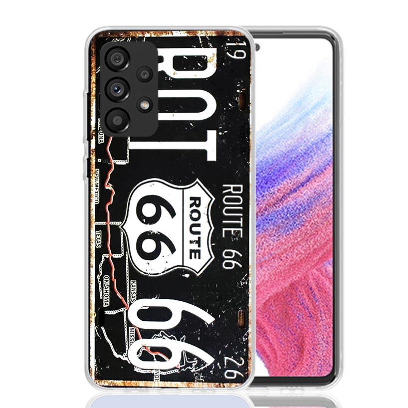

License New York Plate Number Phone Case For Samsung Galaxy A13 A14 A15 A16 A53 A54 A55 A56 A33 A34 A35 A36 A23 A24 A25 A26 A05S Samsung A04S