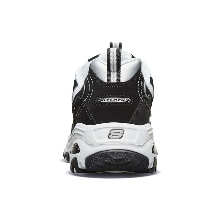 Skechers DLites 1.0 Pantofi Panda Retro Versatili Talpă Groasă Casual Ușori Înălțime Mărită Ghete Joase Pantofi Tip „Dad” Adidași Dama 66666179-BKW