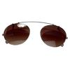 Oliver Peoples 49mm Soft Gold Clip On Frames