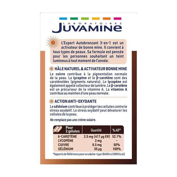 Juvamine Autobronzant Activateur Bonne Mine 60 gélules