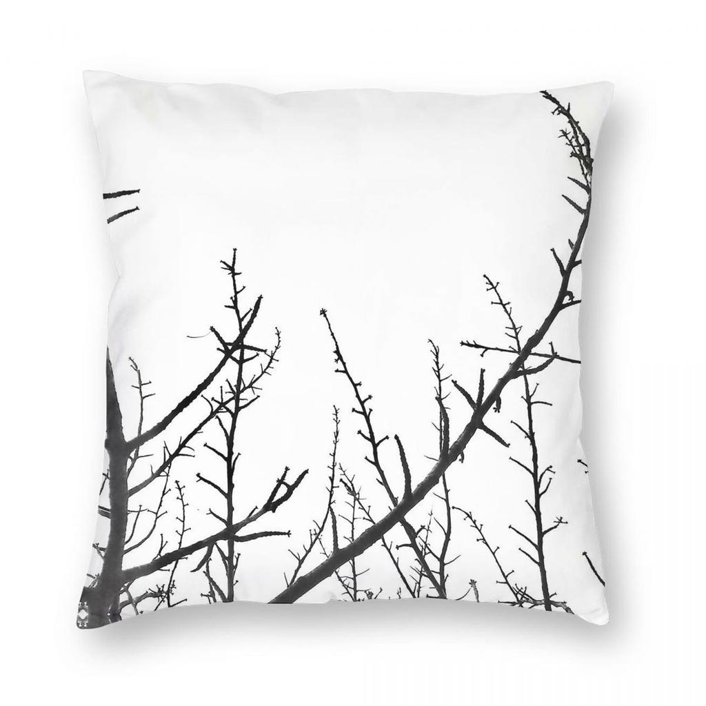 Antler Branches Pillowcase Polyester Linen Velvet Creative Zip Decorative Pillow Case Home Cushion Case