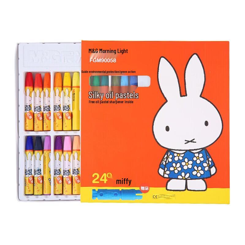 Масляные мелки M&G серия Миффи 24 цвета (2-Pack)