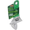 E-Value Short Wide Adjustable Wrench, Total Length 160mm, Jaw Width 36mm, EWM-36SG